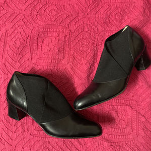 Vintage WALTER STEIGER Leather & Elastic Booties